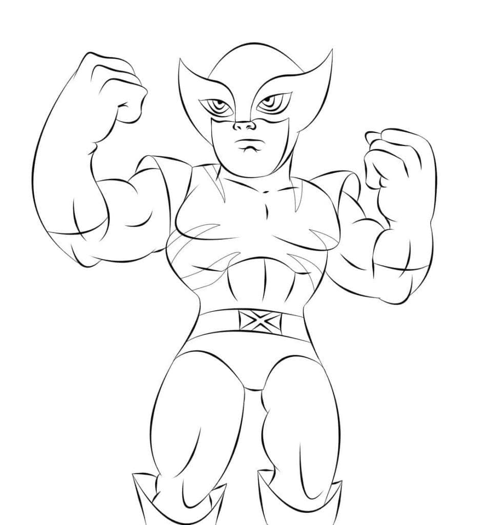 Marvel Wolverine fargelegging