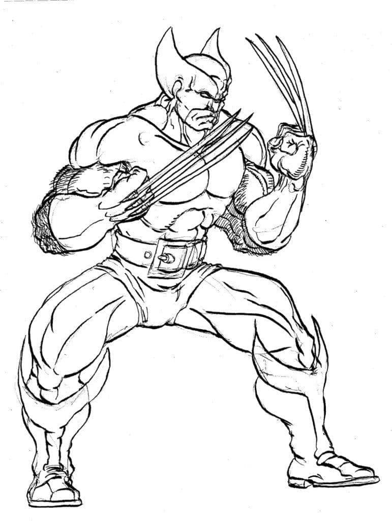 Marvel X-Men Wolverine fargelegging