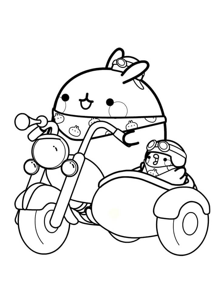 Molang for barn fargelegging