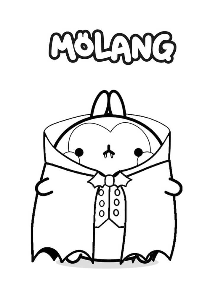 Molang-vampyr fargelegging