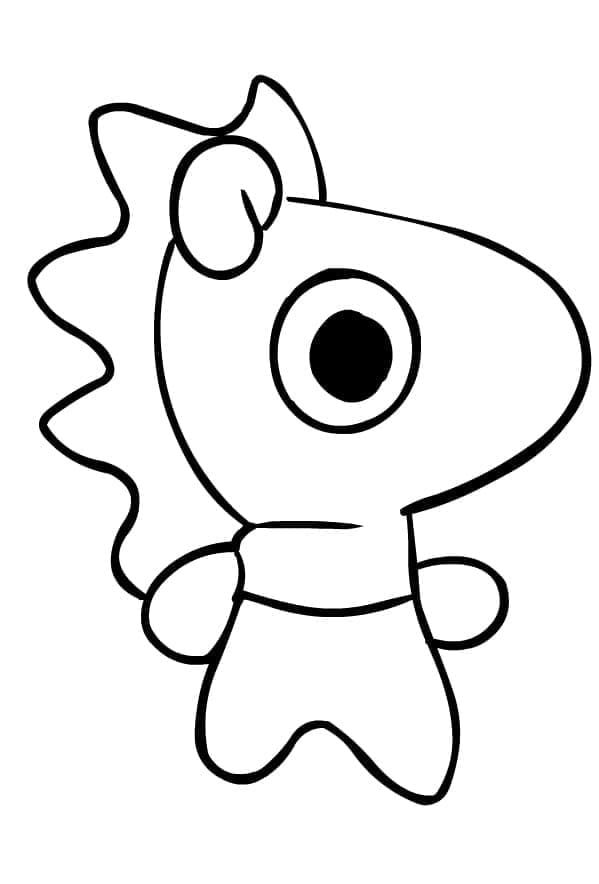Morsom Mang BT21 fargelegging