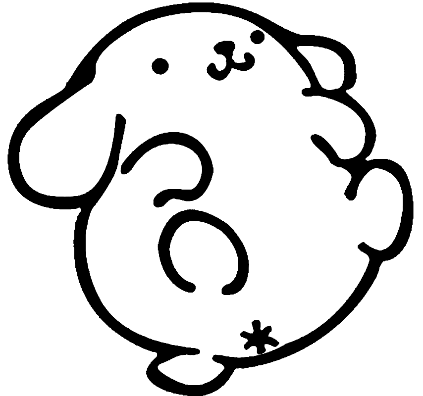 Morsom pompompurin fargelegging