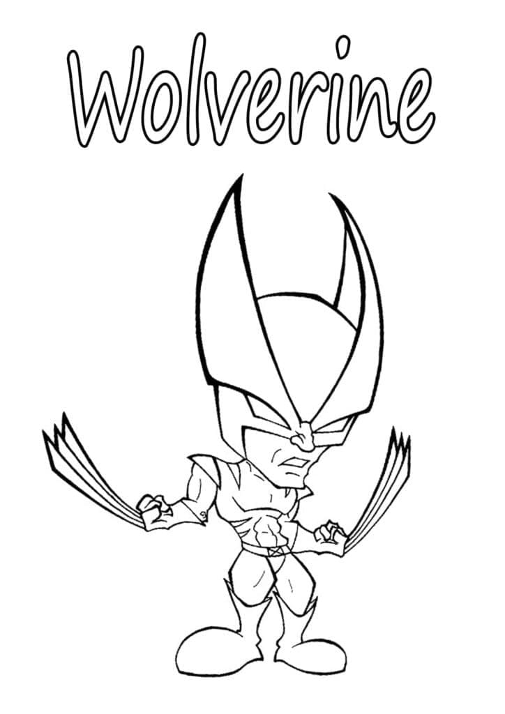 Morsom Wolverine fargelegging