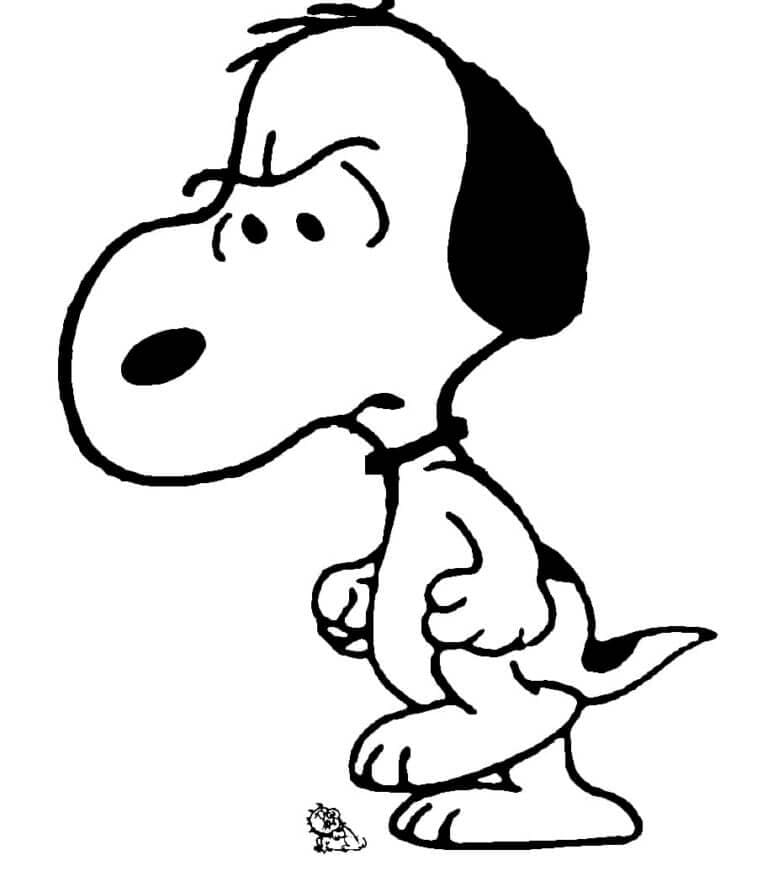 Onde Snoopy fargelegging