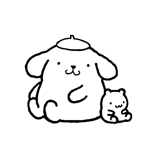 Pompompurin og muffins fargelegging