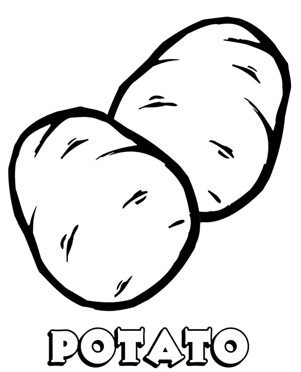 Poteter fargelegging