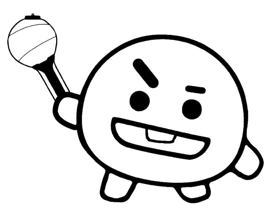 Shooky i BT21 fargelegging