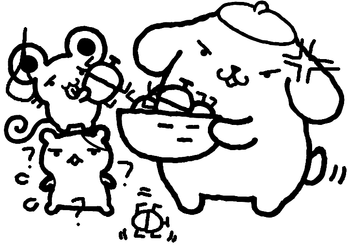 Sint Pompompurin fargelegging