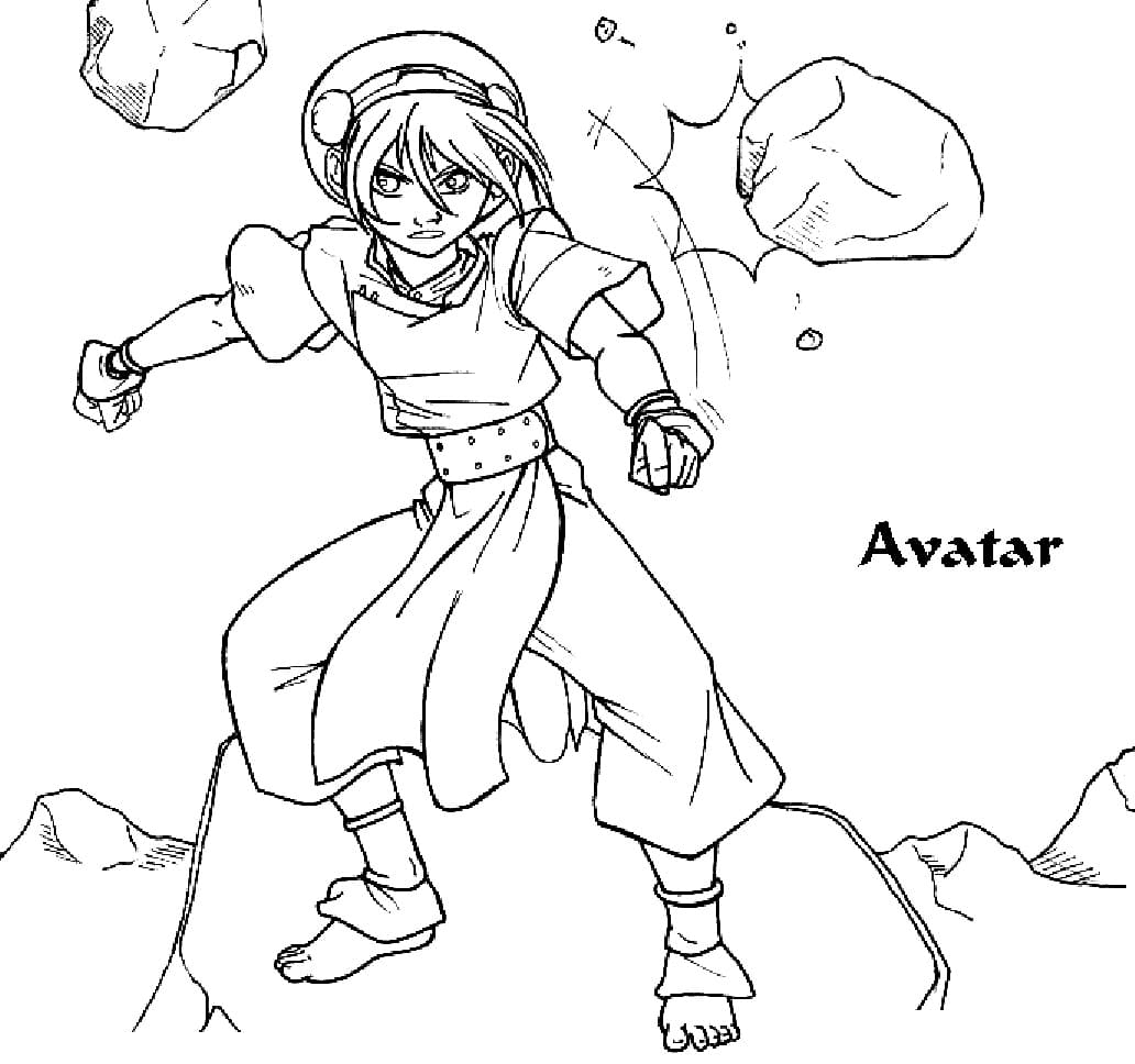 Sint Toph Beifong fargelegging
