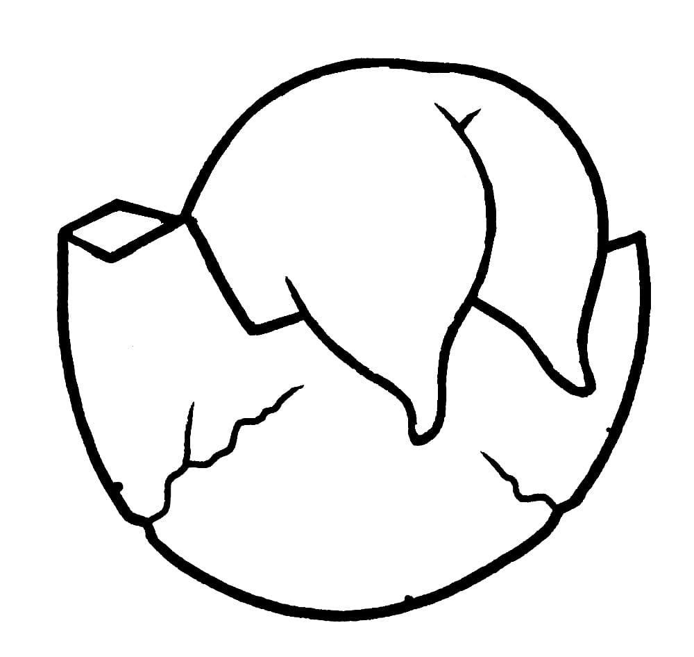 Skriv ut morsom Gudetama fargelegging