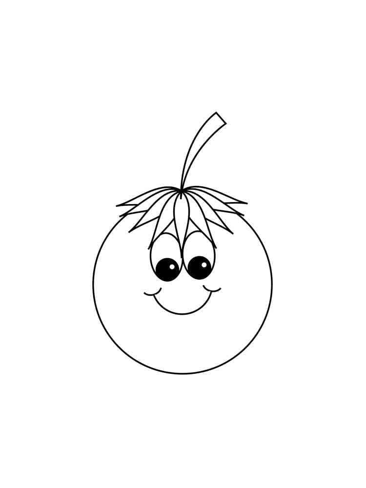 Smilende tomat fargelegging