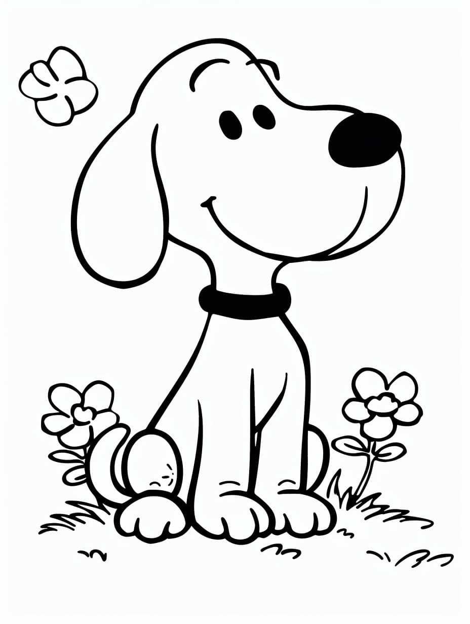 Snoopy-boken fargelegging