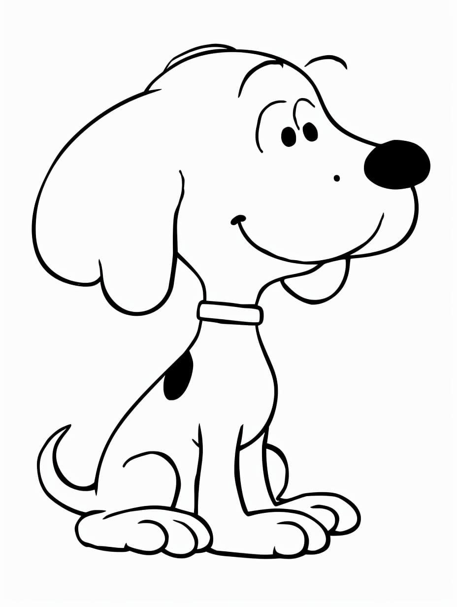 Snoopy gratis fargelegging