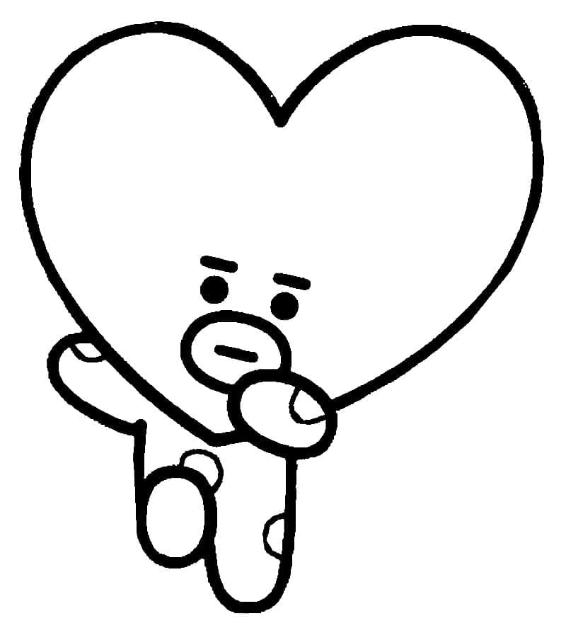 Tata i BT21 fargelegging
