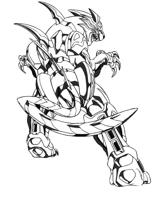 Tigrerra Bakugan fargelegging