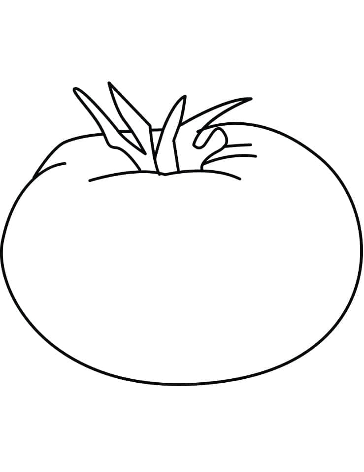 Tomattegning fargelegging