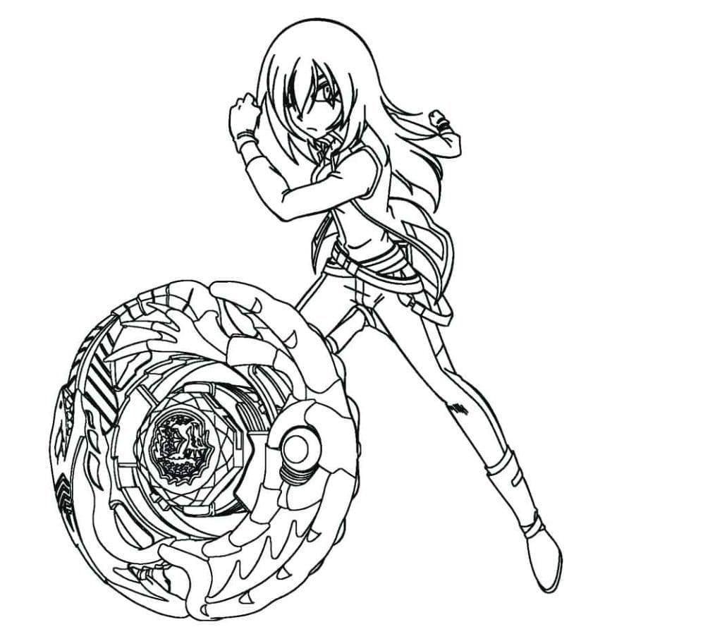 Utskrivbar Beyblade fargelegging