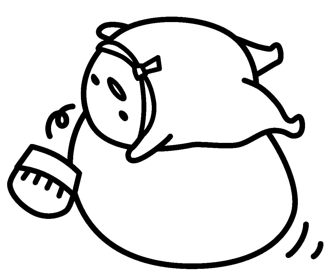 Utskrivbar Gudetama fargelegging