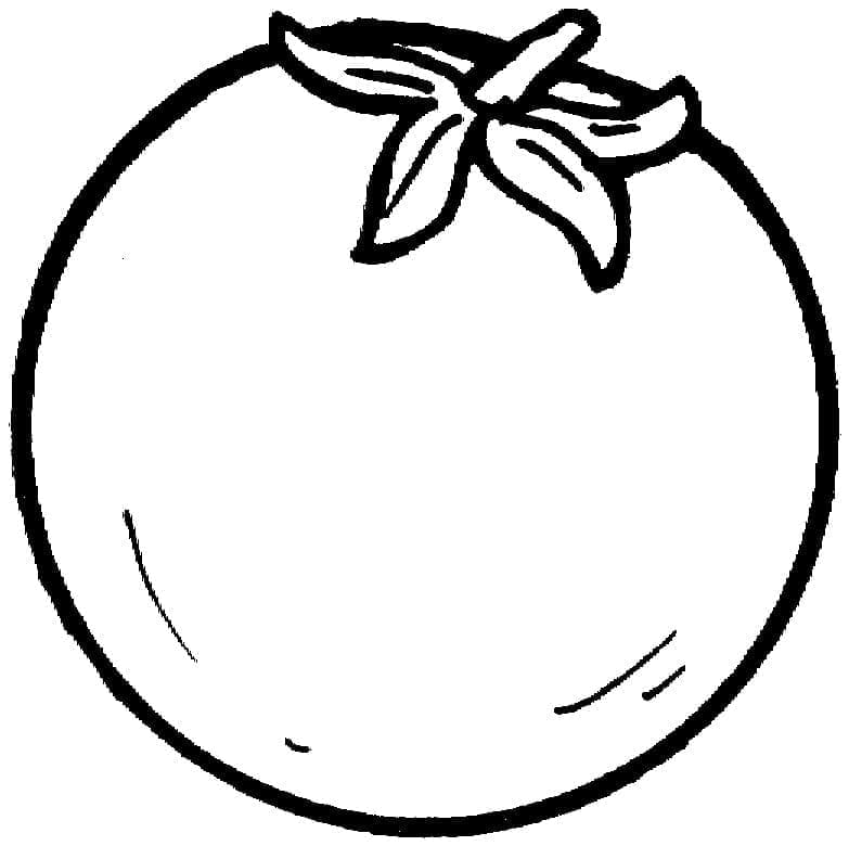Utskrivbar tomat fargelegging
