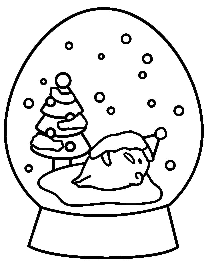 Vinter Gudetama fargelegging
