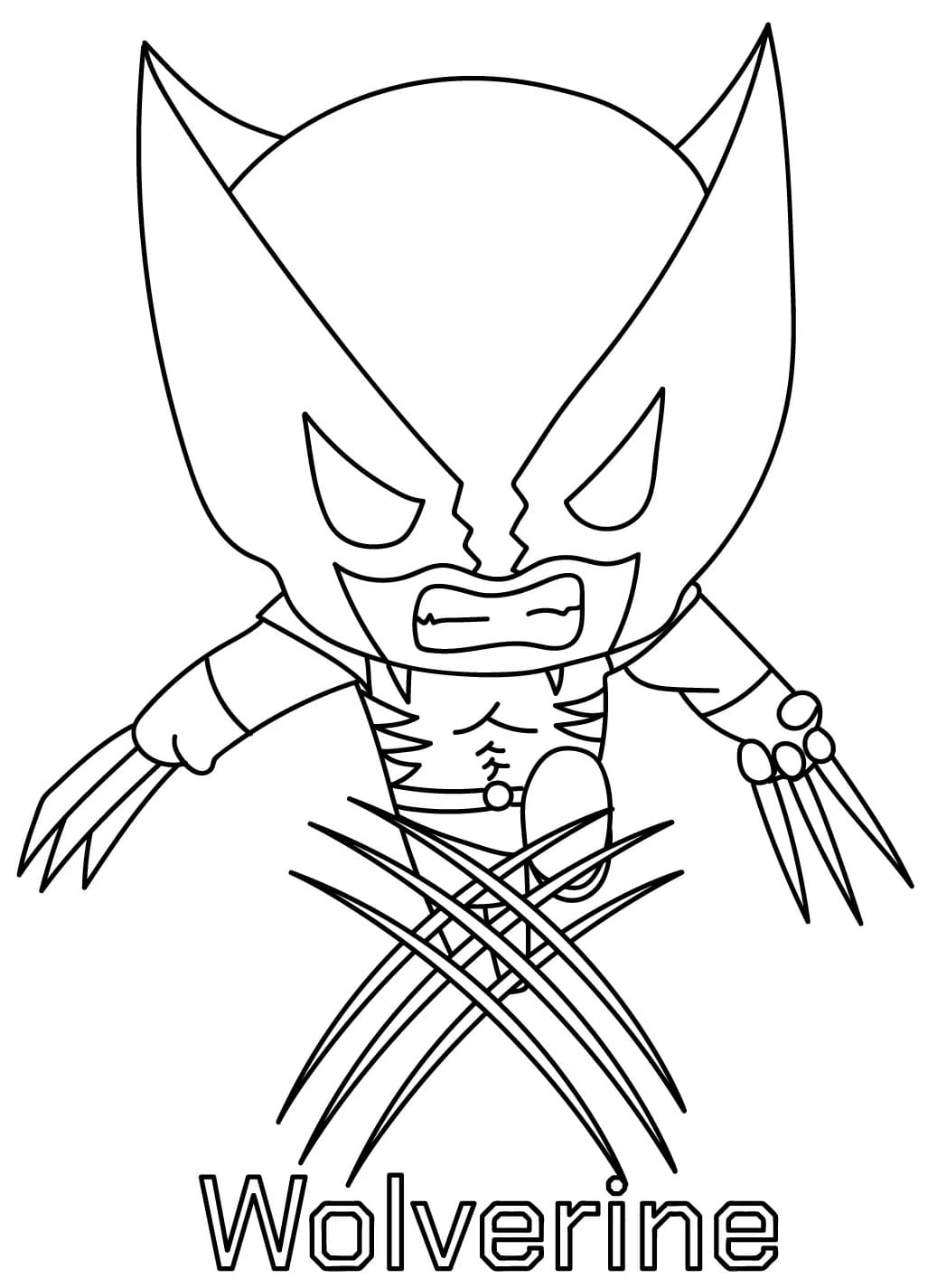 Wolverine Chibi fargelegging