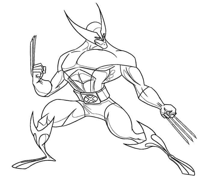Wolverine i X-Men fargelegging