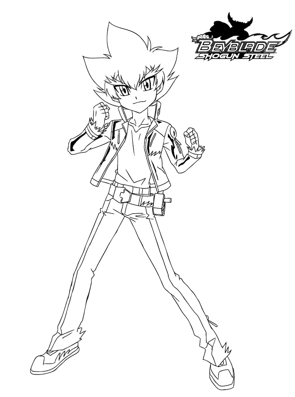 Zyro Kurogane Beyblade Shogun Steel fargelegging