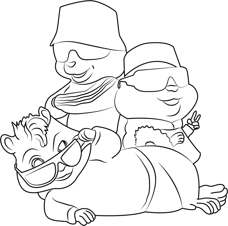 Alvin, Simon, Theodore fargelegging