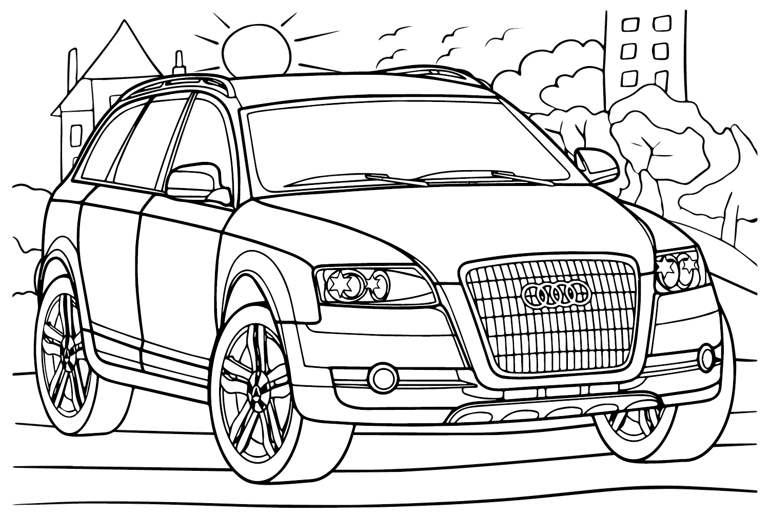 Audi A4 Allroad Quattro fargelegging
