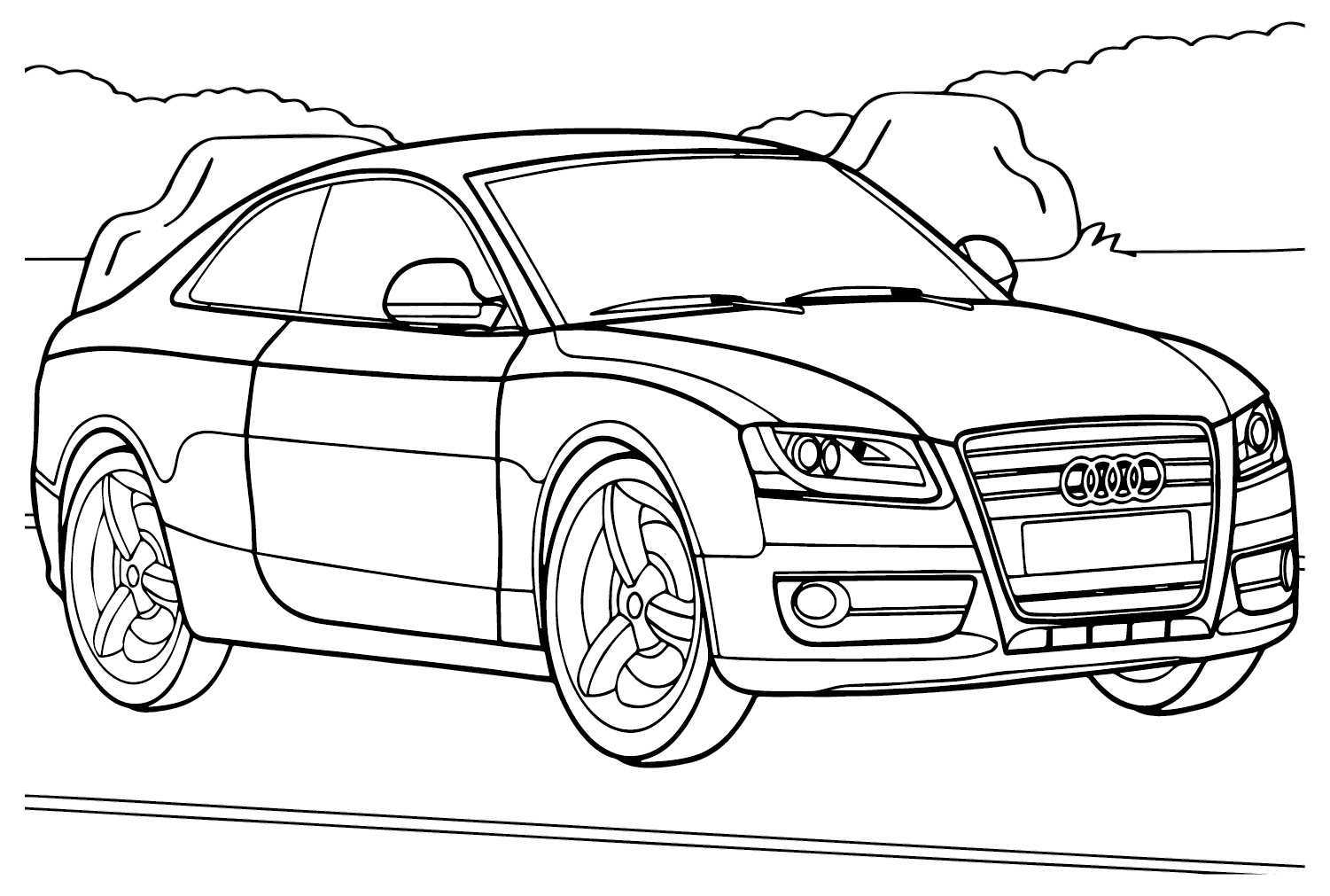 Audi A5 Coupé fargelegging