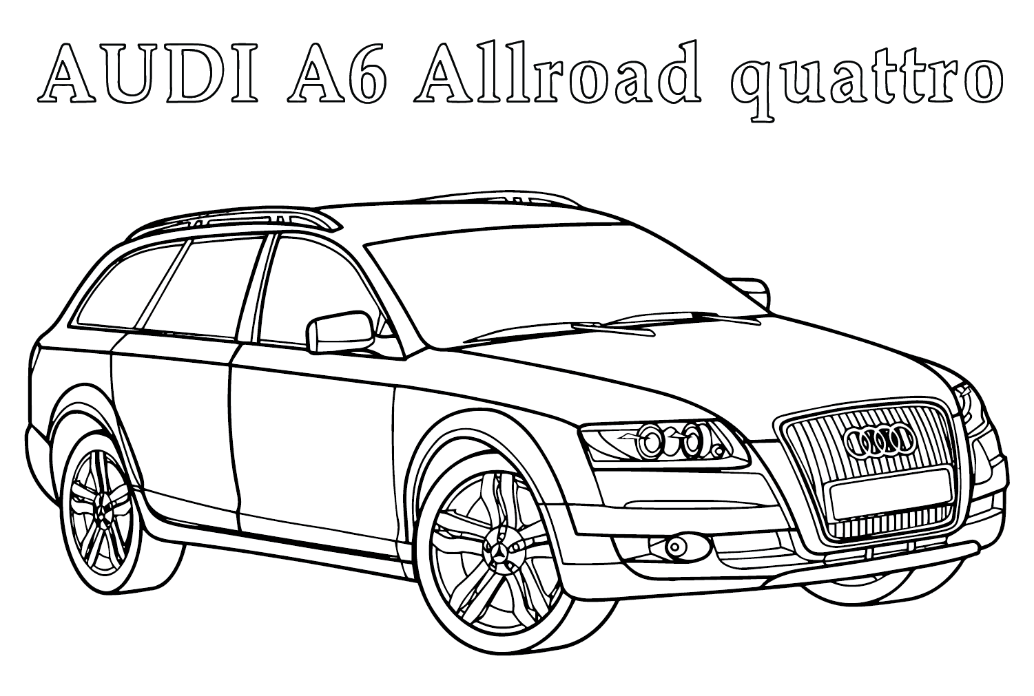 Audi A6 Allroad Quattro fargelegging