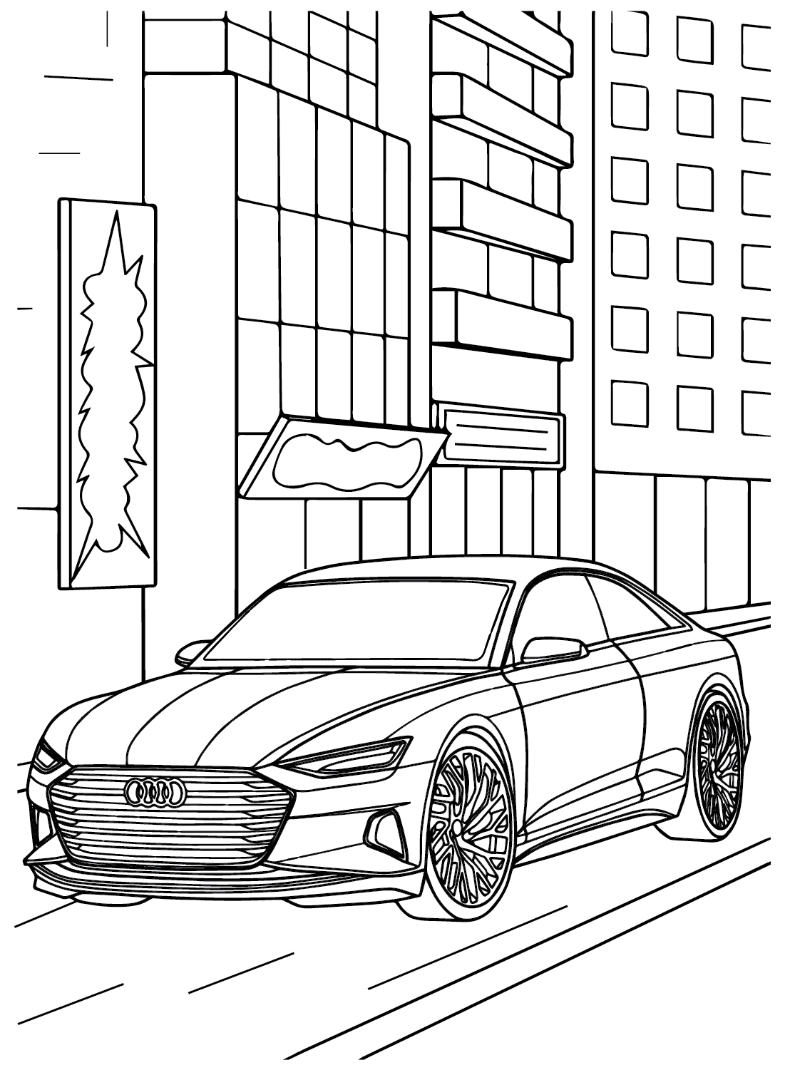Audi A9 fargelegging