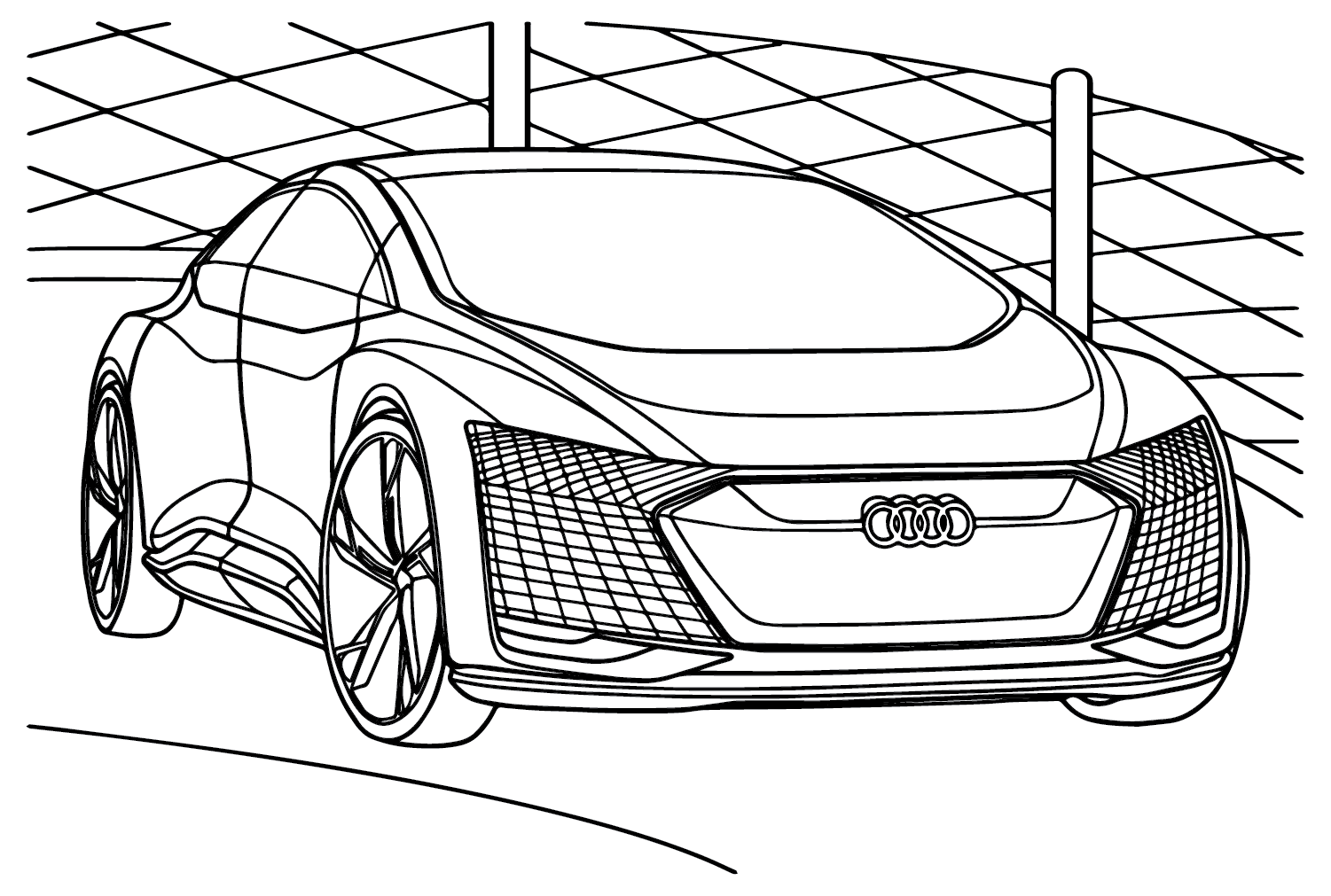 Audi Aicon fargelegging
