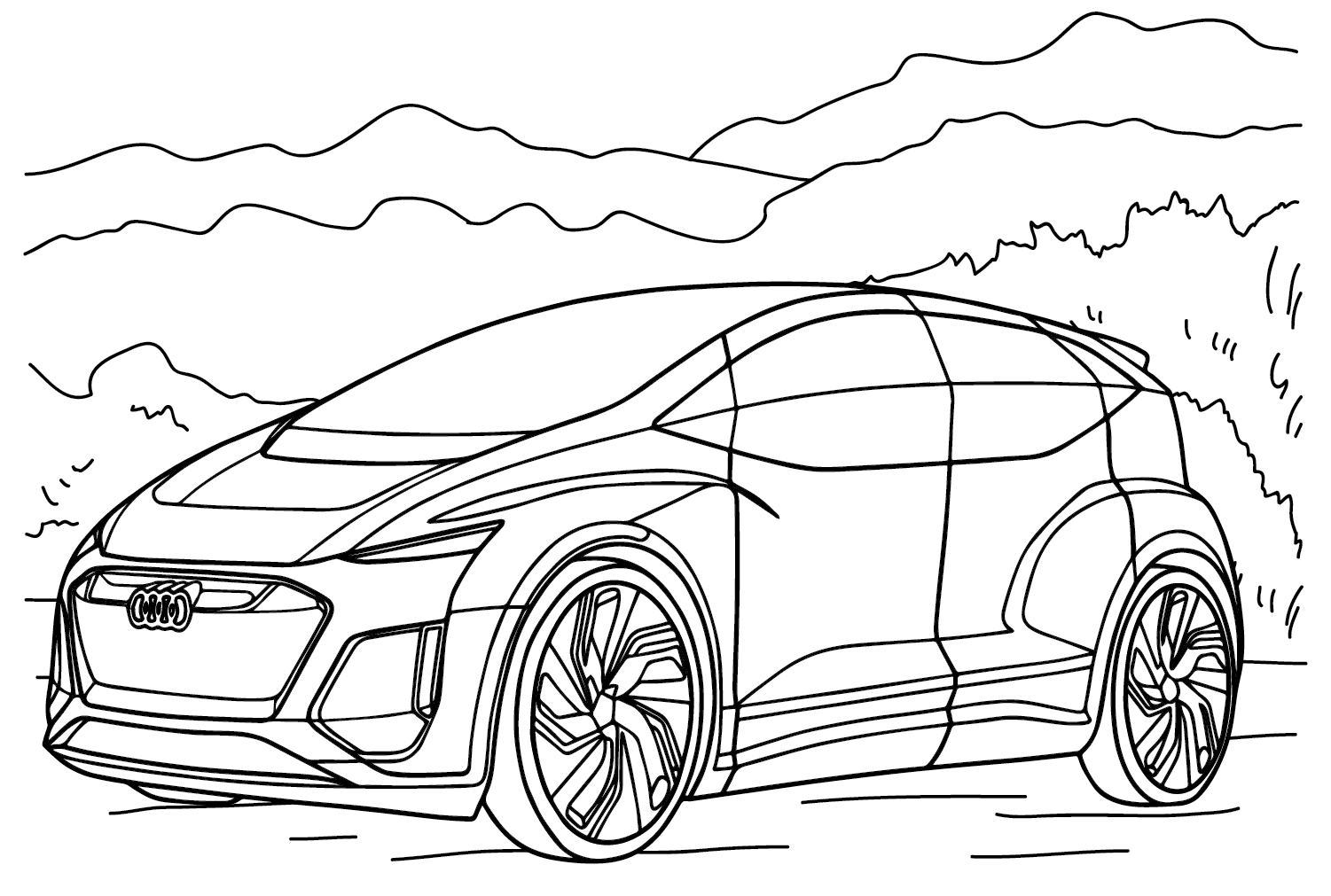 Audi bil fargelegging