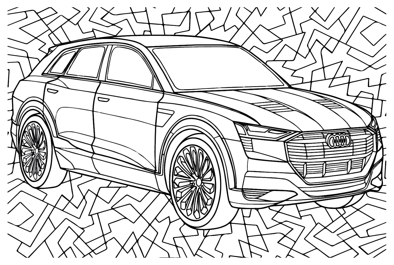 Audi e-tron 55 Quattro fargelegging
