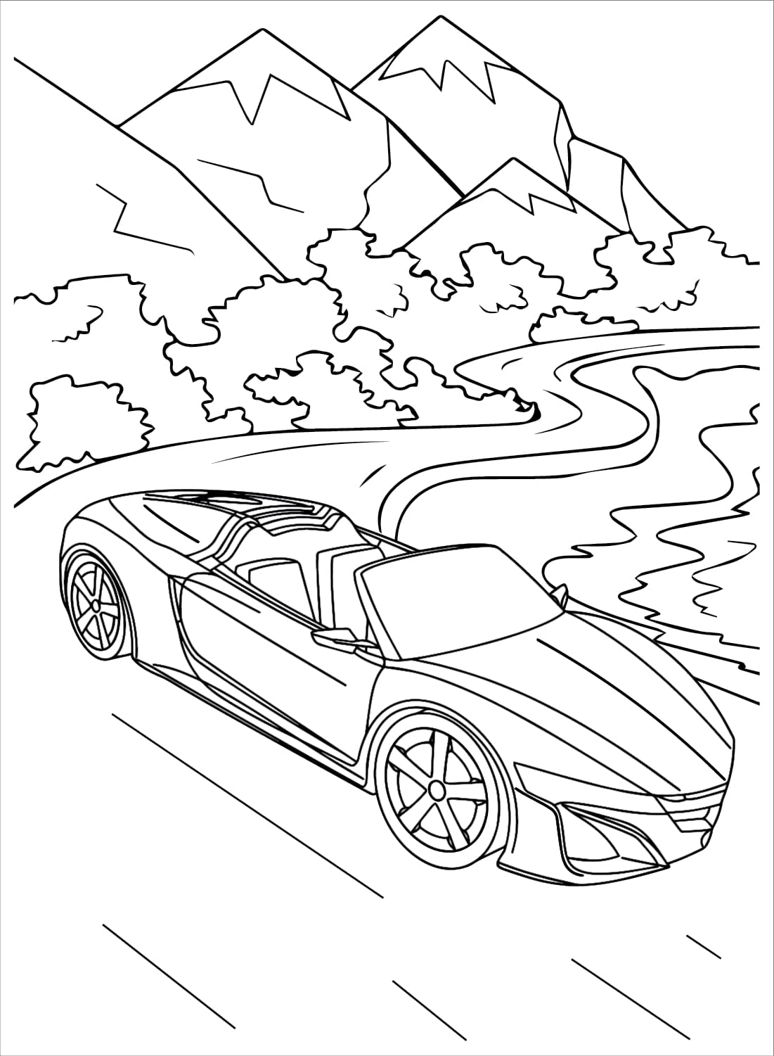Audi for barn fargelegging