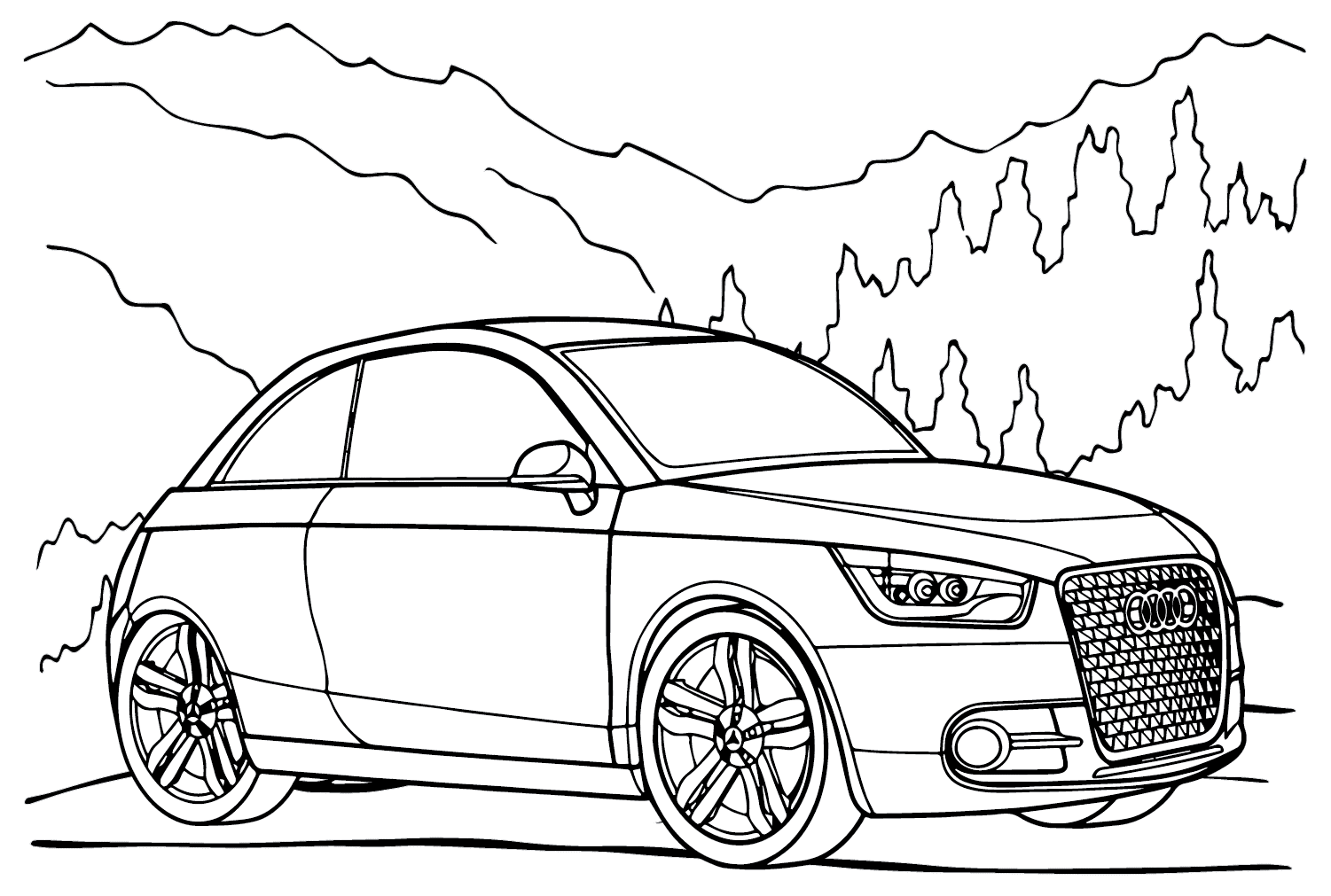 Audi Metroproject Quattro fargelegging
