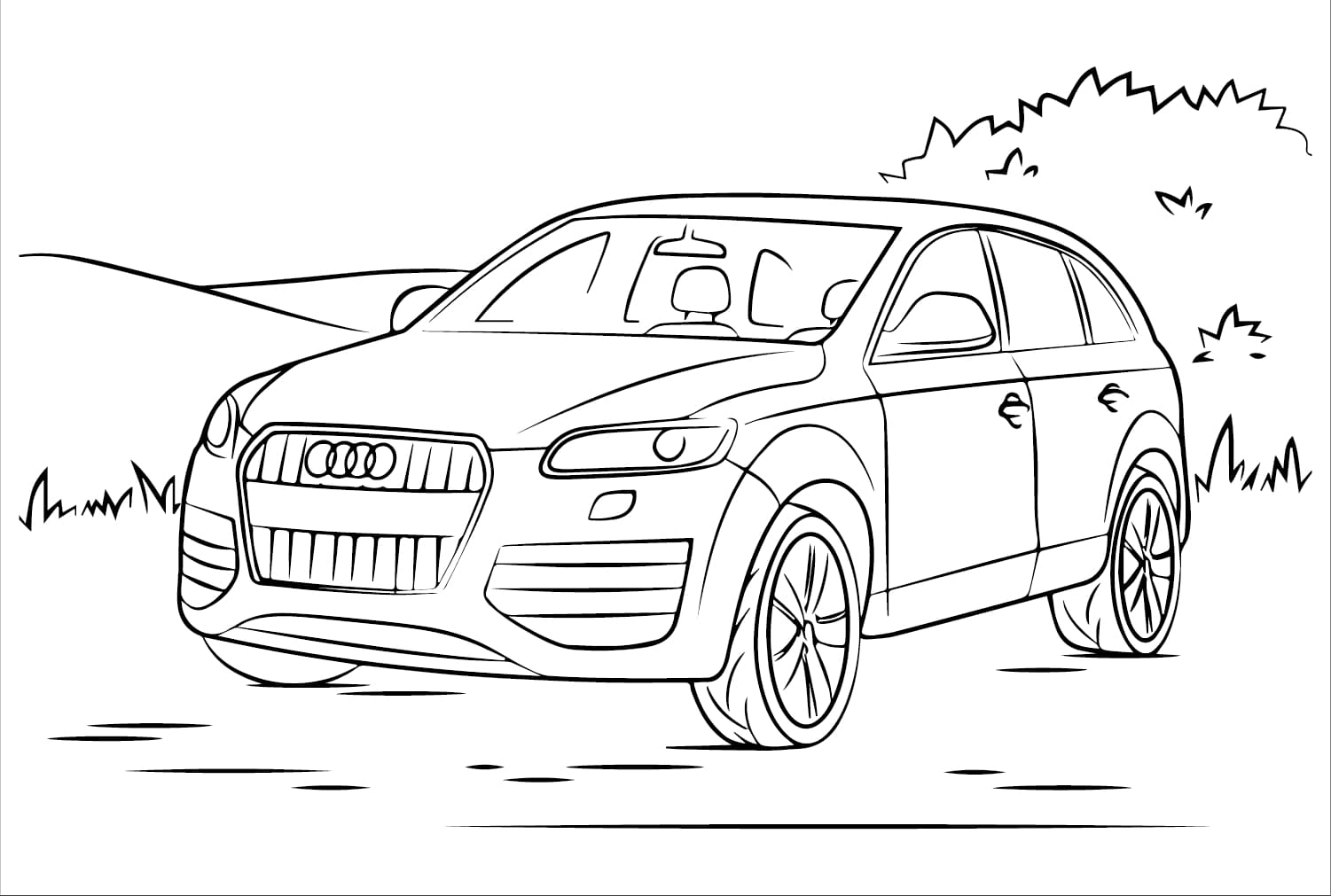 Audi Q7 fargelegging