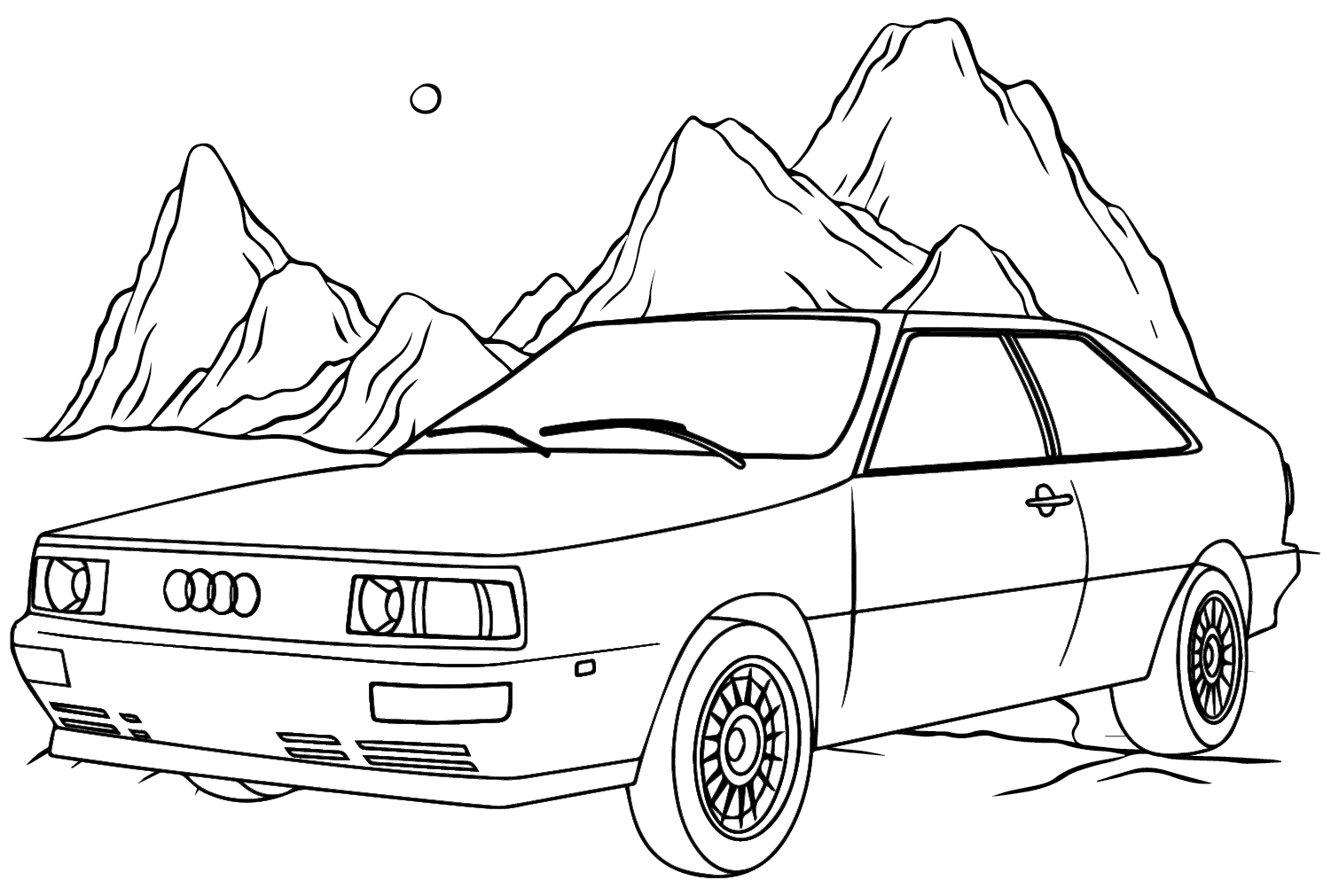 Audi Quattro fargelegging