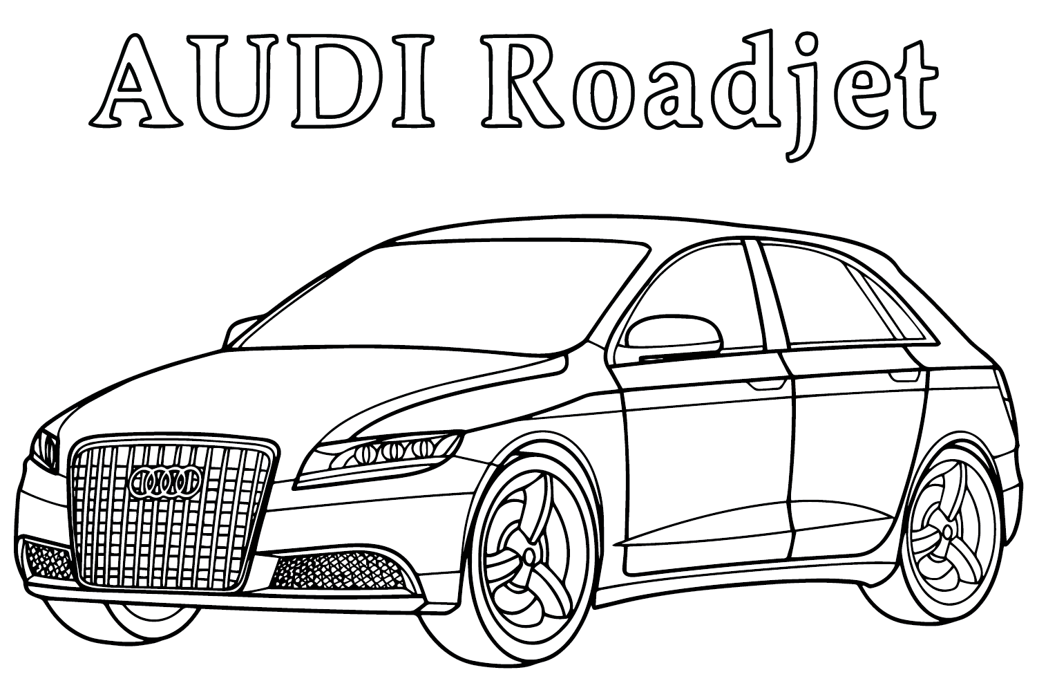 Audi Roadjet fargelegging