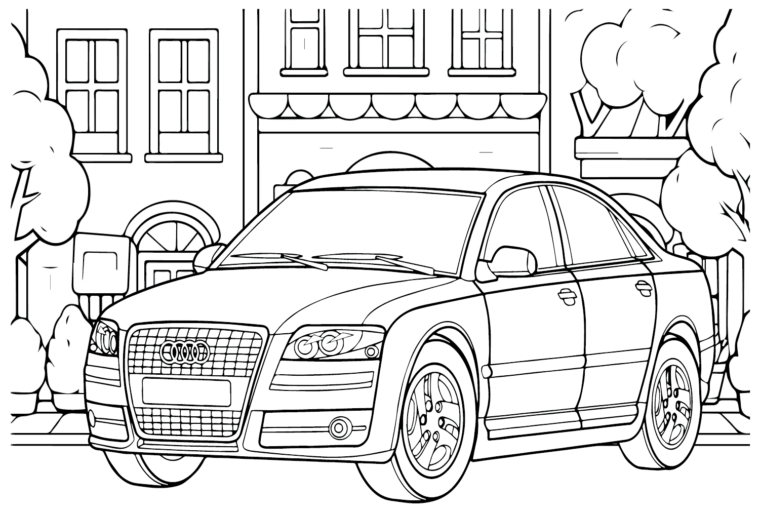 Audi S8 fargelegging