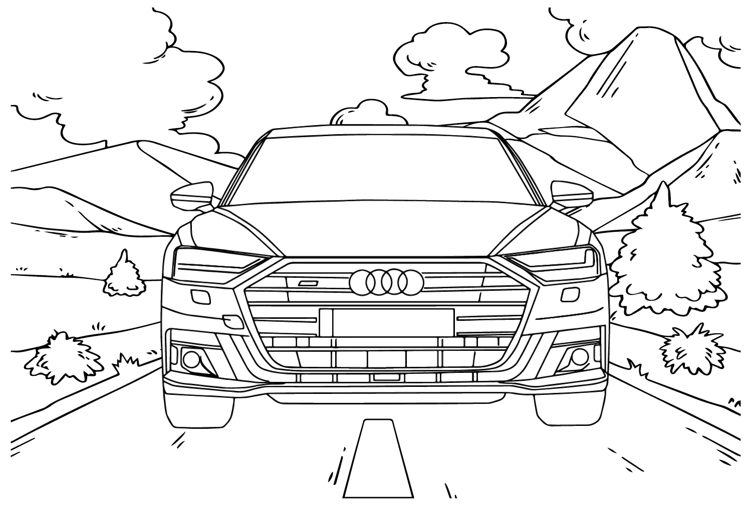 Audi S8 Model 2020 fargelegging