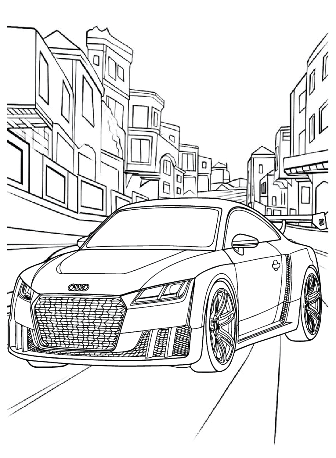 Audi TT Clubsport Turbo fargelegging