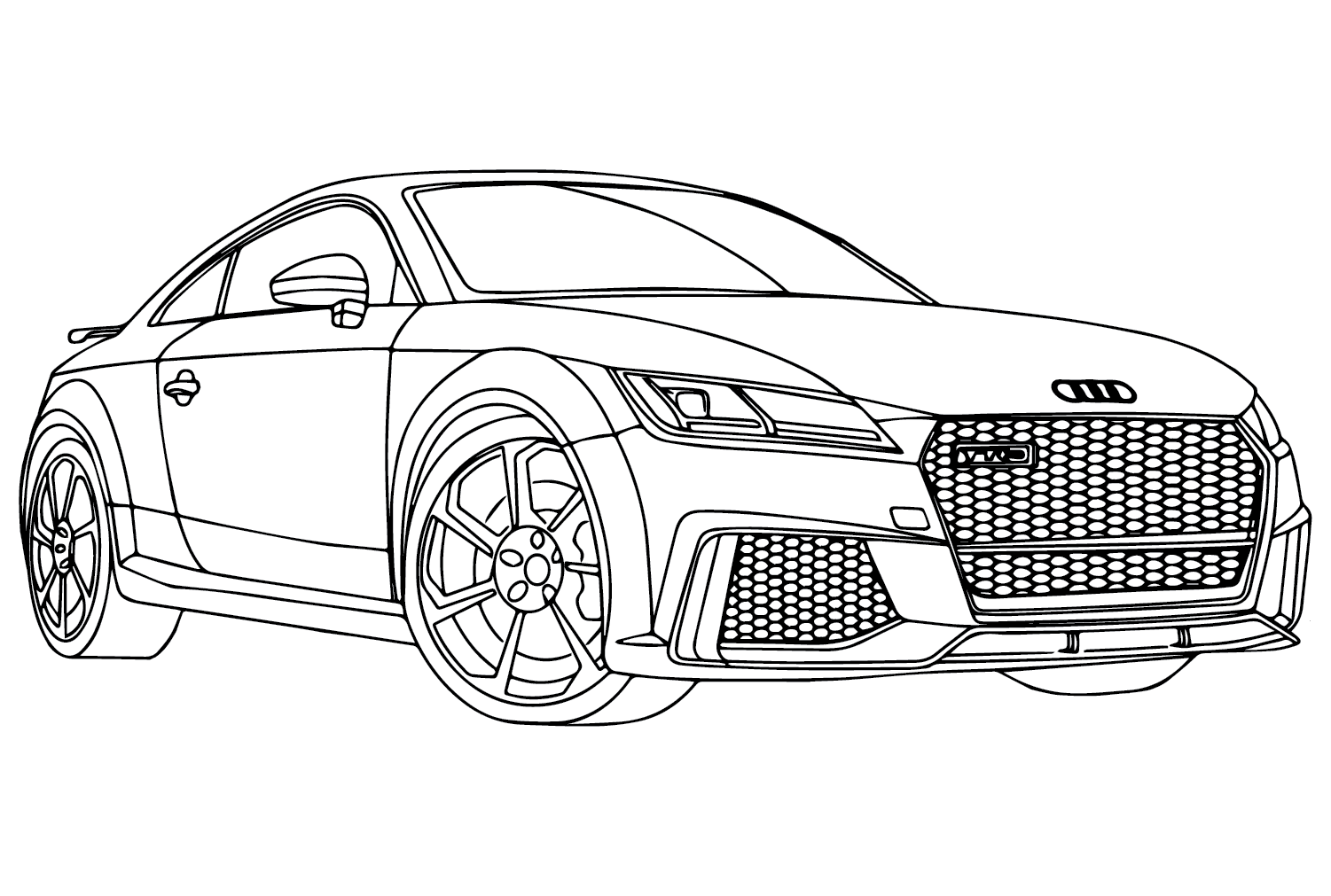 Audi TT fargelegging