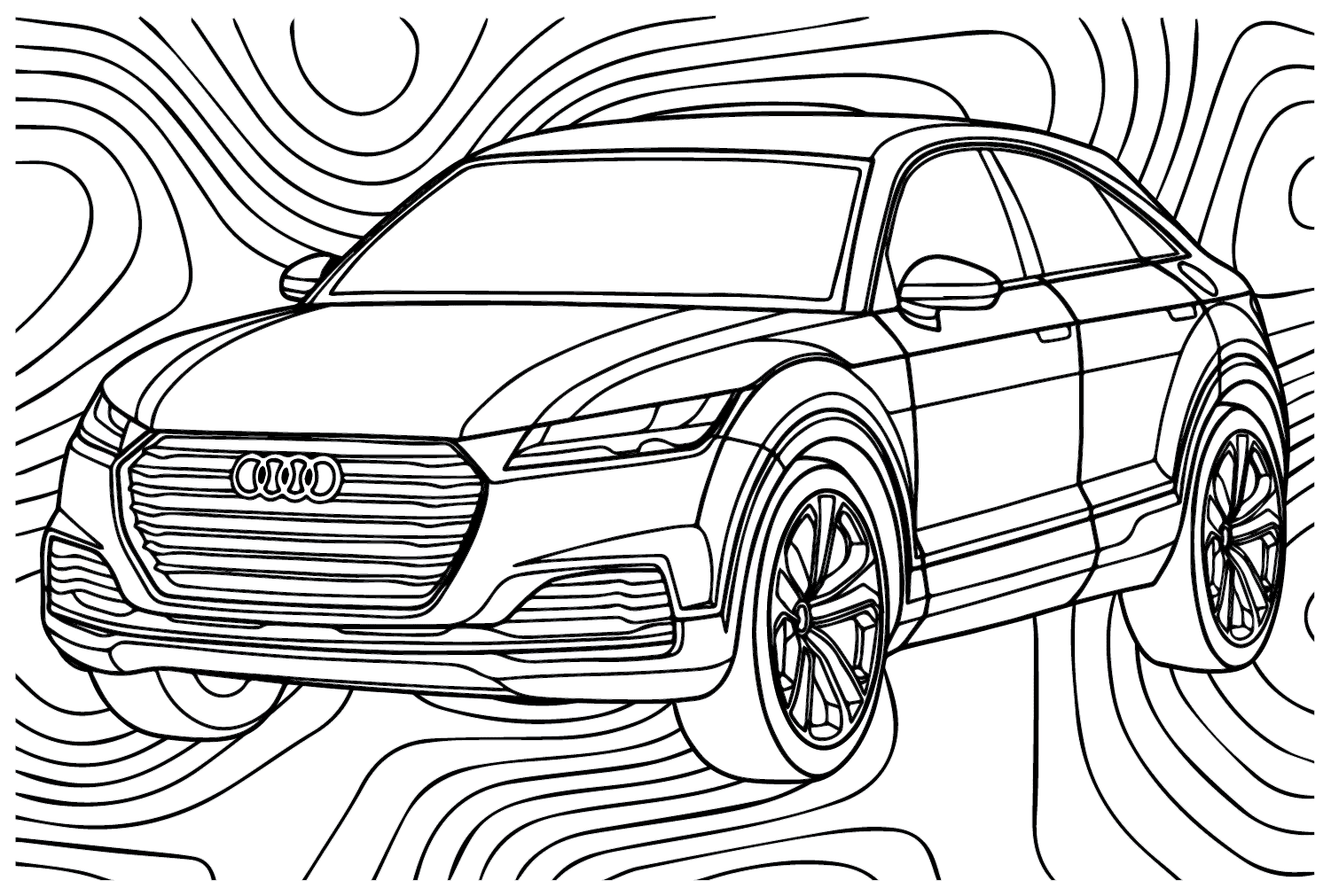 Audi TT Offroad fargelegging