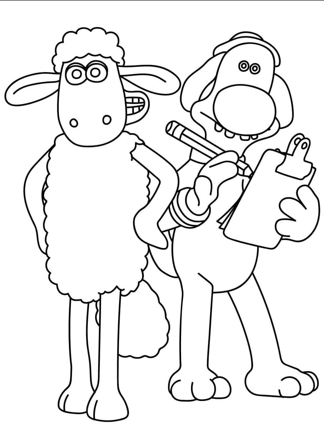 Bitzer og Timmy fargelegging