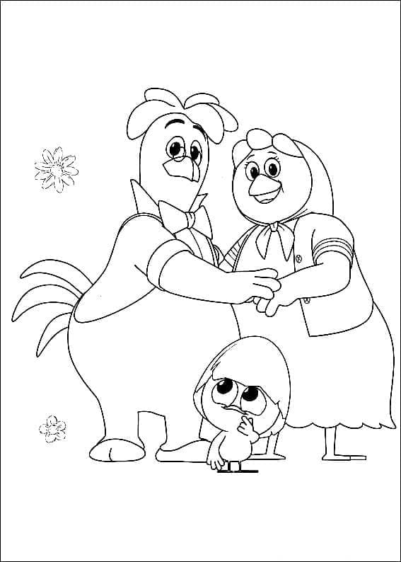 Calimero-familien fargelegging