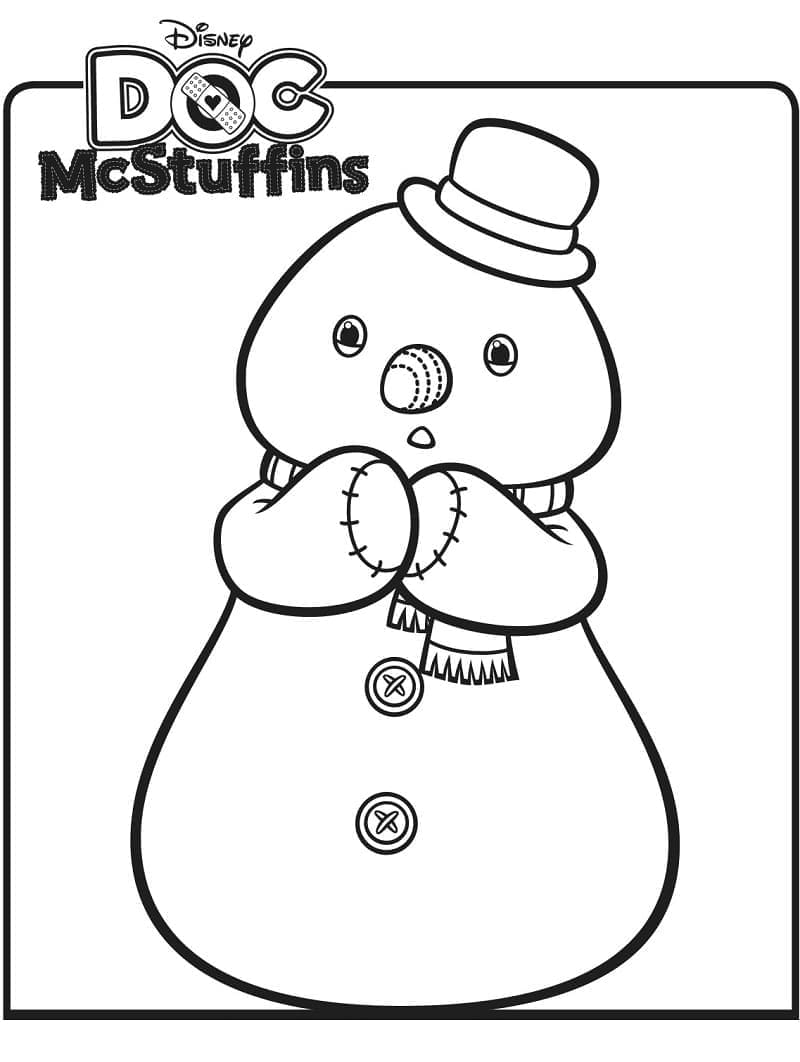 Chilly i Doktor McStuffins fargelegging