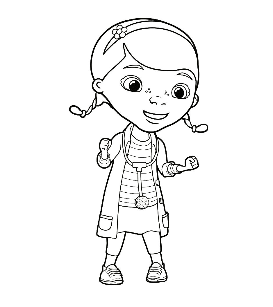 Doktor McStuffins Vakker fargelegging