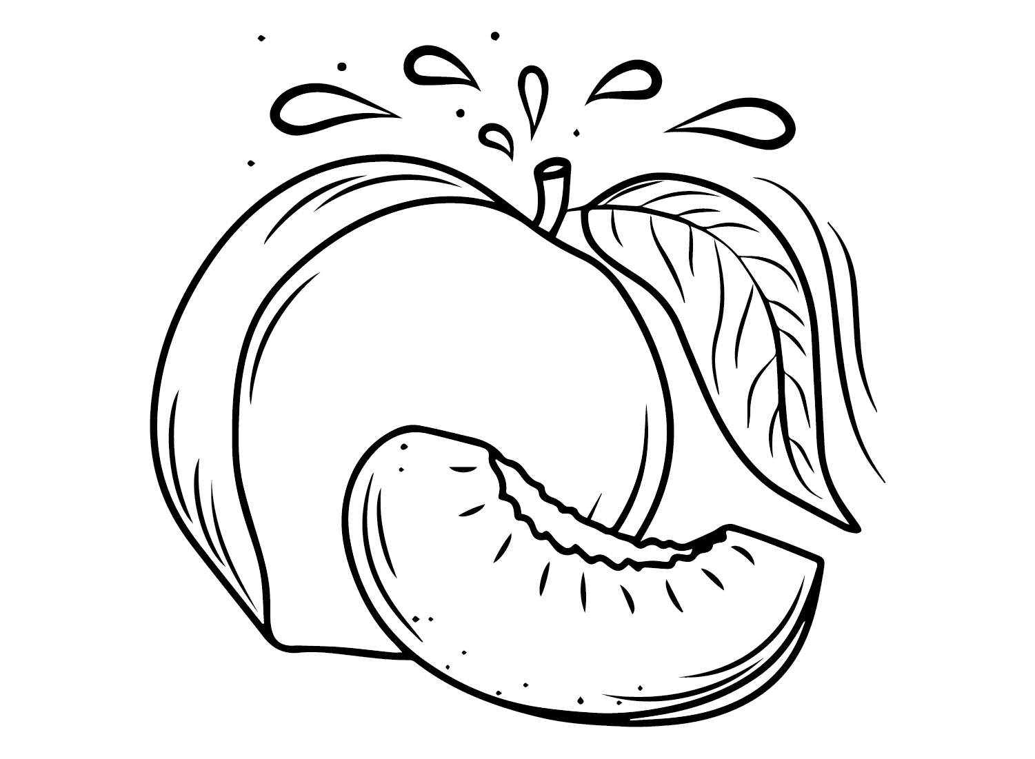 Ferskentegning fargelegging